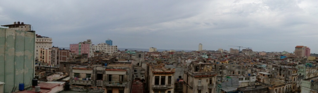 'Vista desde el apartamento' Casas particulares are an alternative to hotels in Cuba.